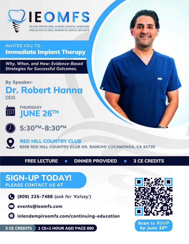 248334 Immediate Implant Therapy Flyers Página 1 248334 Immediate Implant Therapy Flyers Página 1